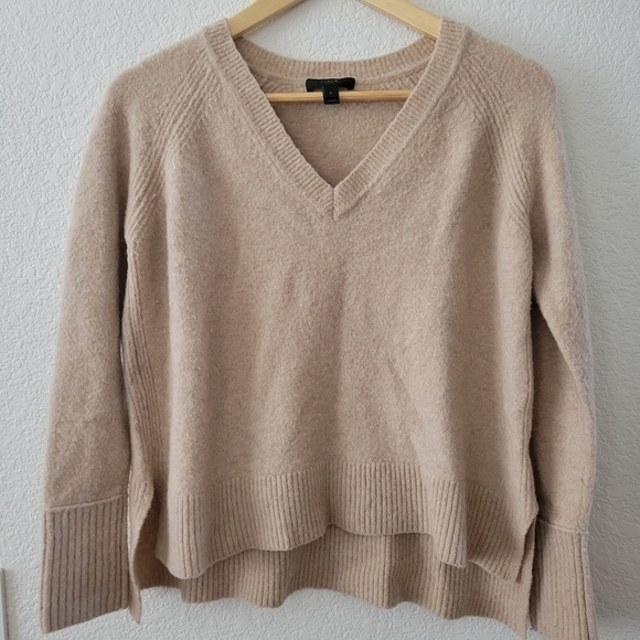 J. Crew Wool Blend V-neck Sweater S - Picture 2 of 10